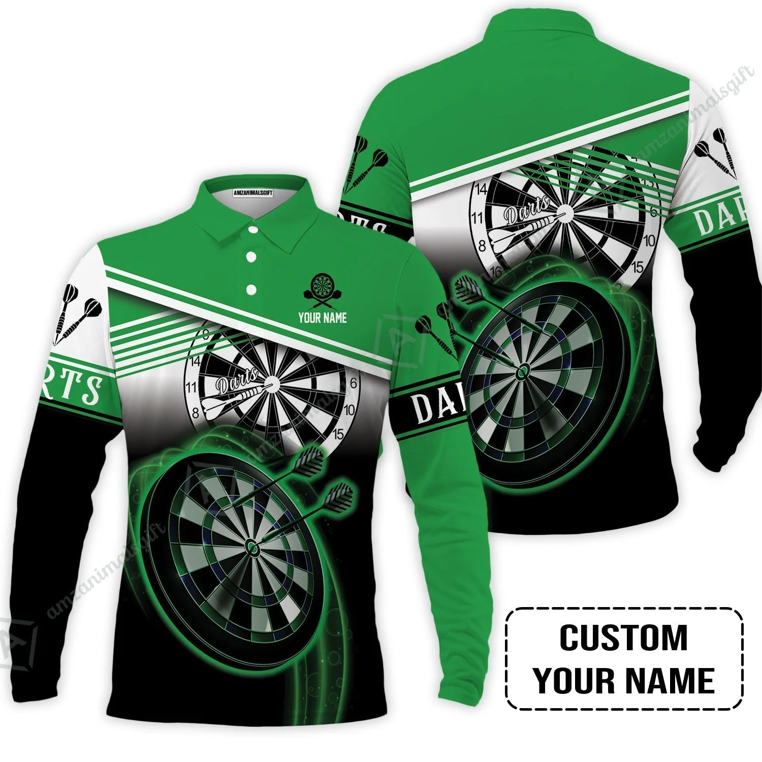 Customized Darts Hoodie, Personalized Name Darts Hoodie - Perfect Gift For Darts Lovers, Darts Players - Image 5