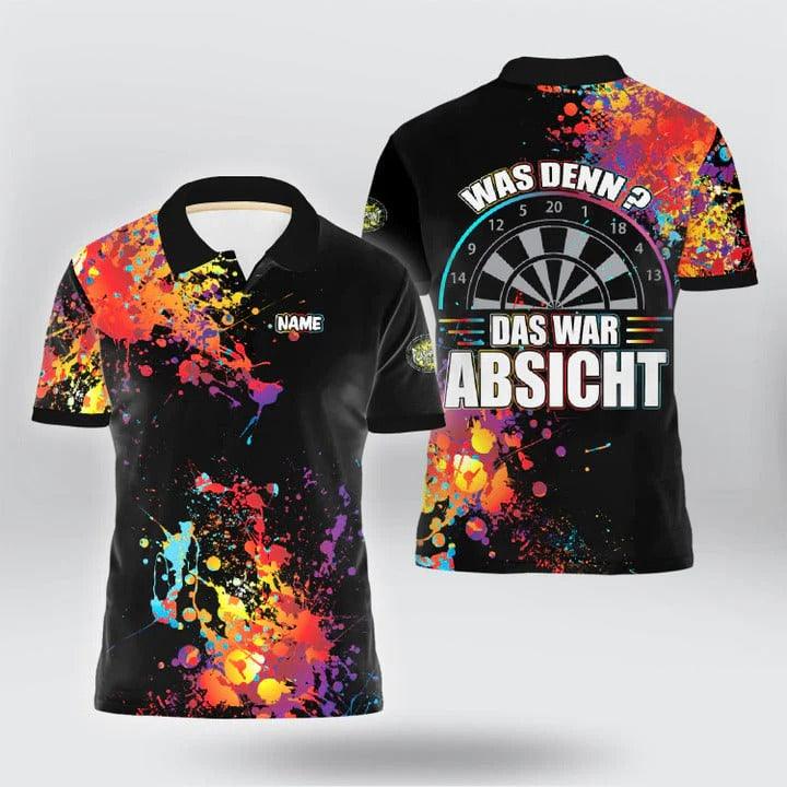 Customized Darts Polo Shirt, Best Shirt For Darts Players, Personalized Name Polo Shirt For Men - Perfect Gift For Darts Lovers, Darts Players - Image 2