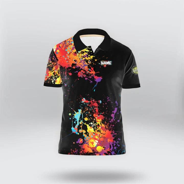 Customized Darts Polo Shirt, Best Shirt For Darts Players, Personalized Name Polo Shirt For Men - Perfect Gift For Darts Lovers, Darts Players - Image 3