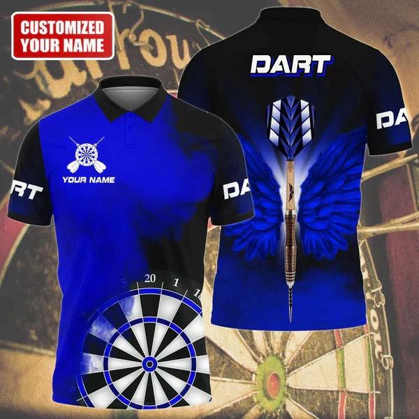 Customized Darts Polo Shirt, Personalized Name Polo Shirt For Men - Perfect Gift For Darts Lovers, Darts Players - Image 6