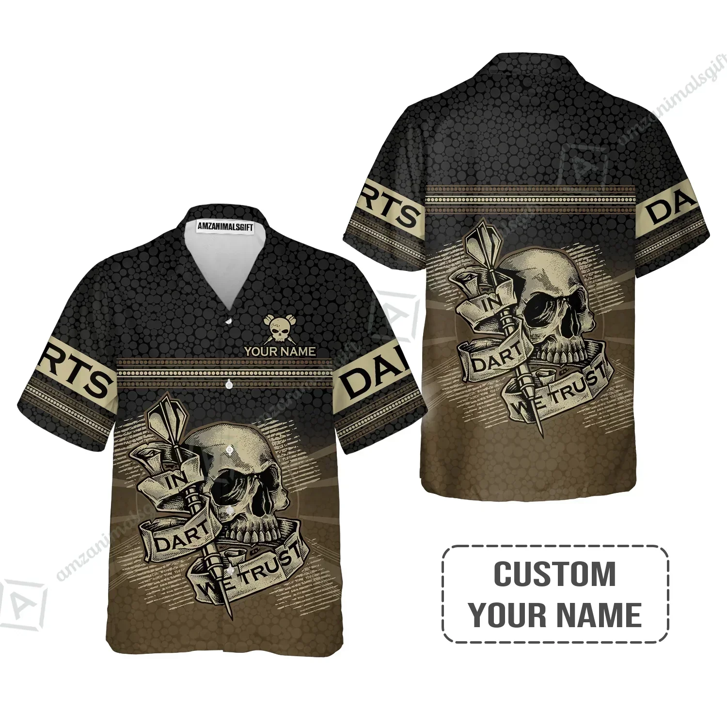 Customized Darts Sweatshirt, Darts Skull In Dart We Trust Sweatshirt For Men And Women, Perfect Outfit For Darts Lovers, Darts Players - Image 5