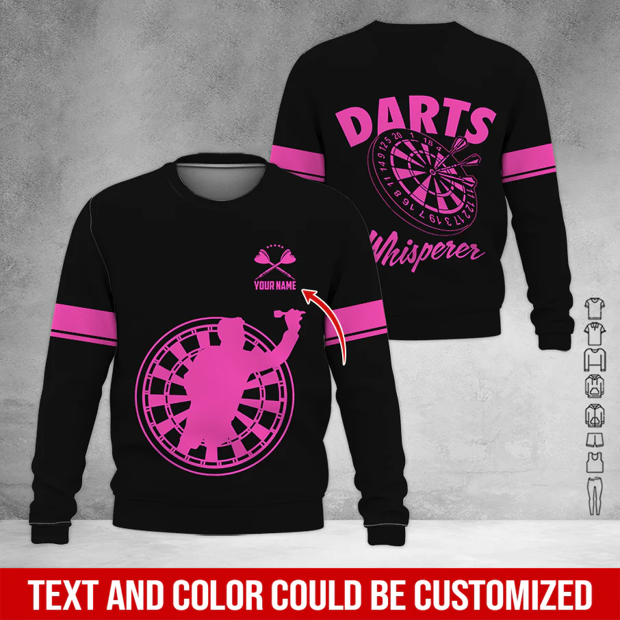 Customized Darts Sweatshirt, Personalized Name Sweatshirt, Darts Whisperer Sweatshirt, Perfect Gift For Darts Lovers, Friend, Family - Image 11