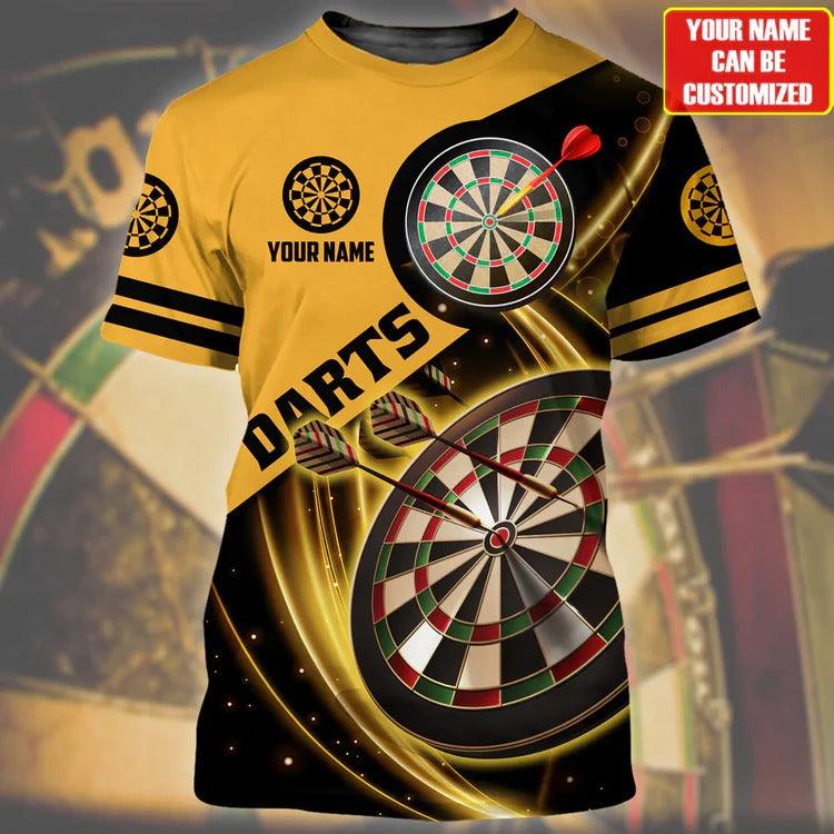 Customized Darts T Shirt, Darts Personalized Name T Shirt For Men - Perfect Gift For Darts Lovers, Darts Players - Image 3