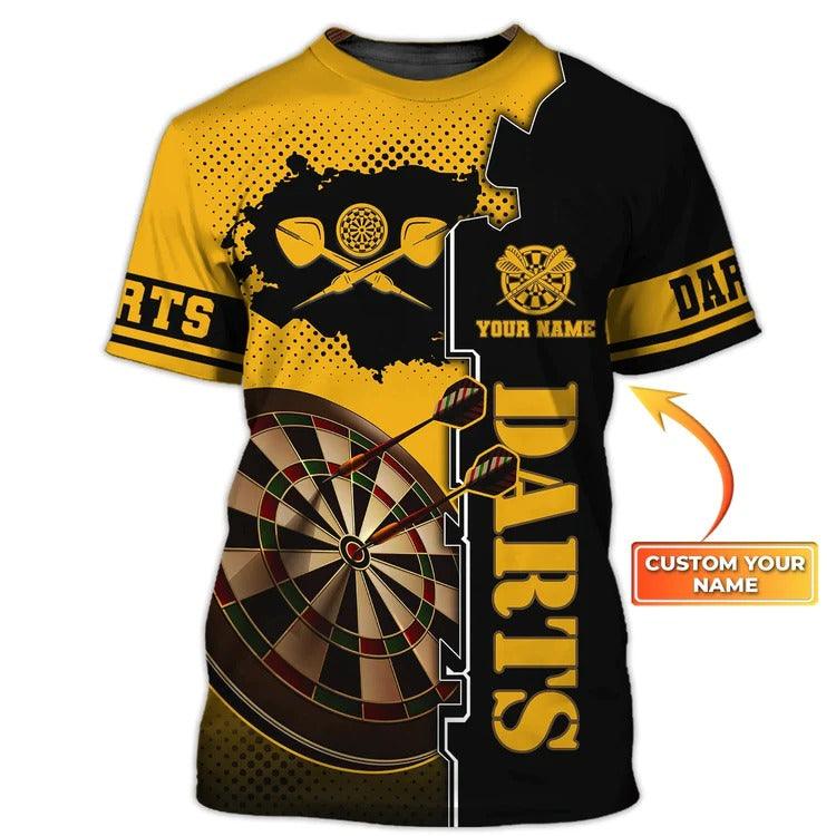 Customized Darts T Shirt, Darts Shirt For Men, Personalized Name T Shirt For Men  - Perfect Gift For Darts Lovers, Darts Players - Image 6