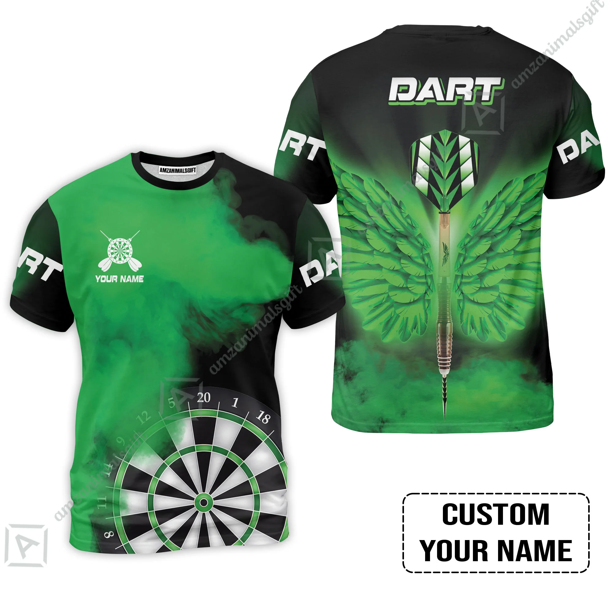 Customized Darts Sweatshirt, Darts Wings, Personalized Name Sweatshirt - Perfect Gift For Darts Lovers, Darts Players - Image 9