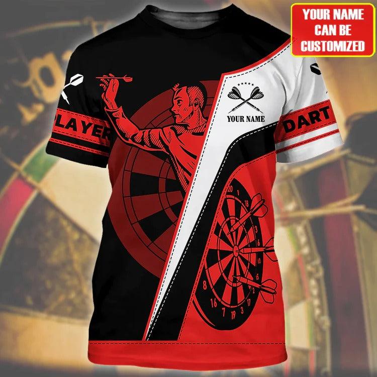 Customized Darts T Shirt, Personalized Name T Shirt For Men - Perfect Gift For Darts Lovers, Darts Players - Image 6