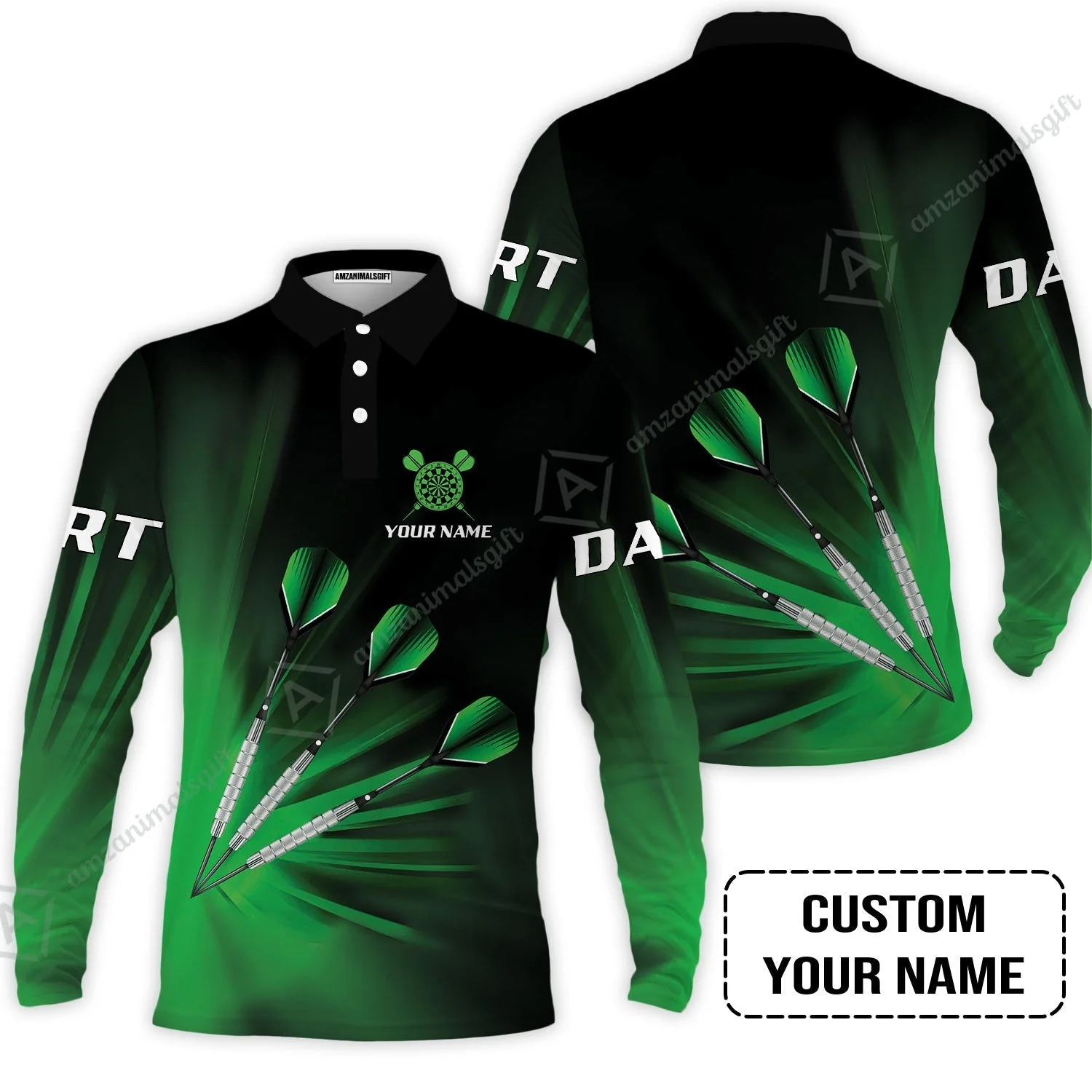 Customized Darts Women Sleeveless Polo Shirt, Personalized Name Polo Shirt - Perfect Gift For Darts Lovers, Darts Players - Image 4