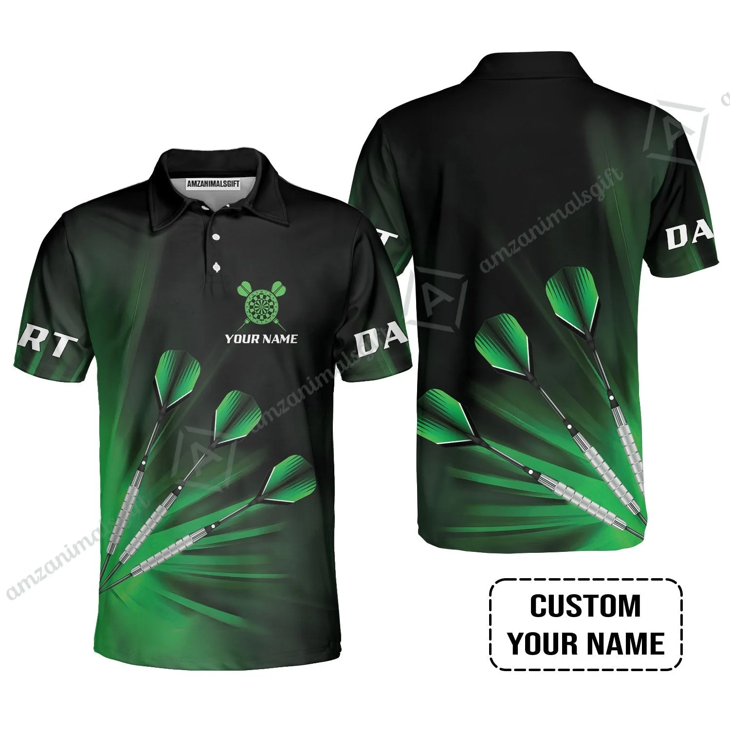 Customized Darts Women Sleeveless Polo Shirt, Personalized Name Polo Shirt - Perfect Gift For Darts Lovers, Darts Players - Image 5