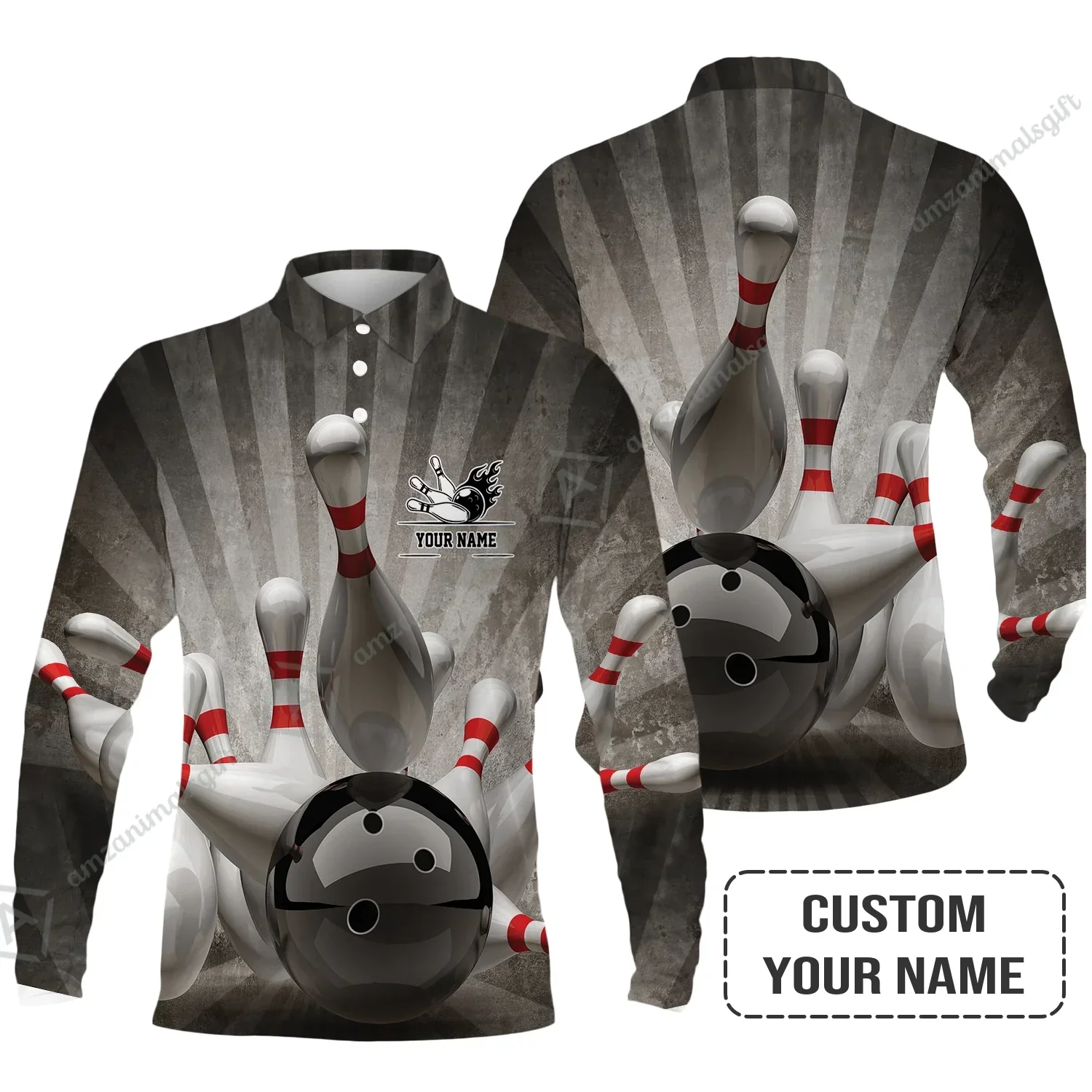 Customized Name Bowling Jersey, Bowling Apparel For Men And Women, Bowling Team - Perfect Outfit For Bowling Lovers, Bowlers - Image 7