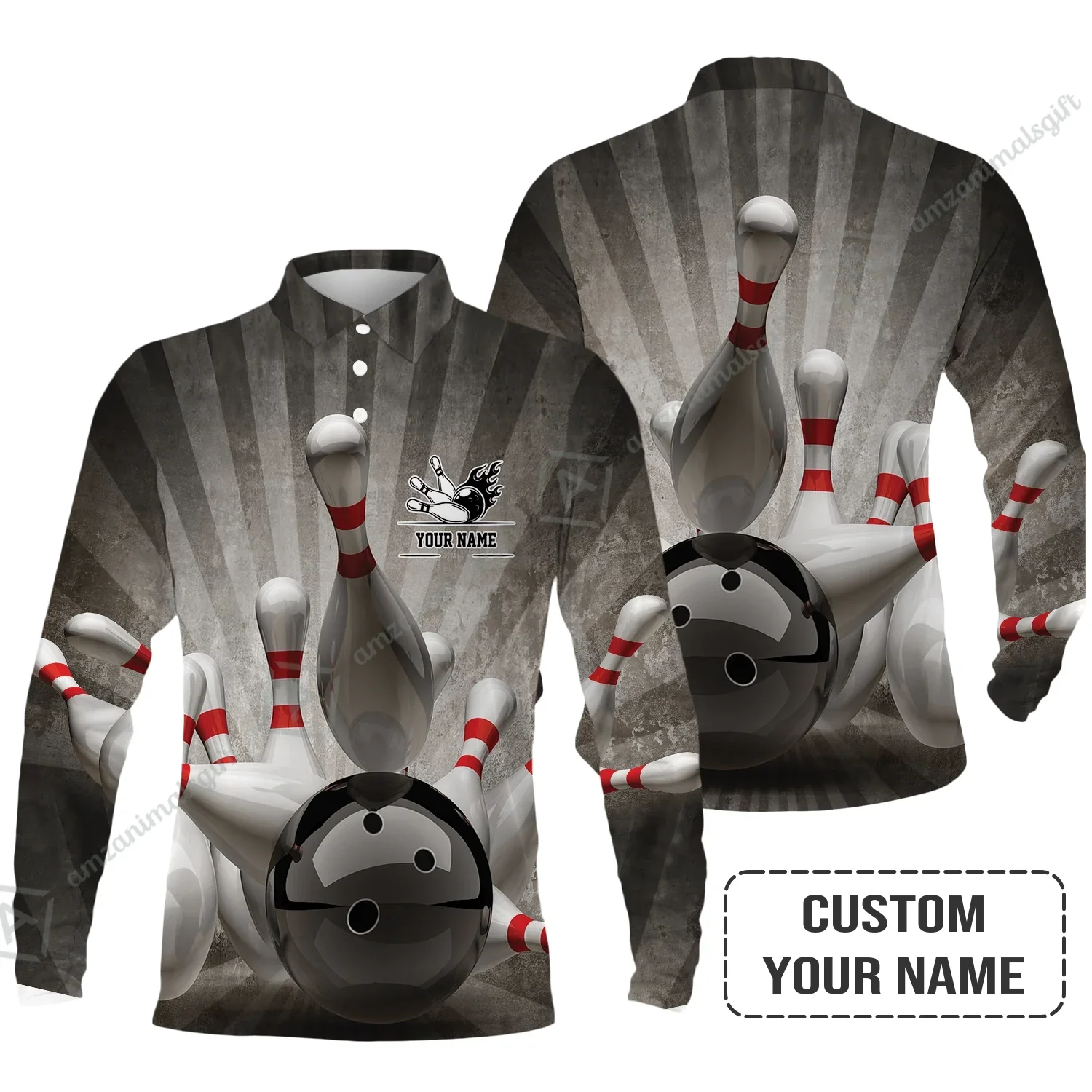 Customized Name Bowling Polo Shirt, Bowling Apparel For Men And Women, Bowling Team - Perfect Outfit For Bowling Lovers, Bowlers - Image 7