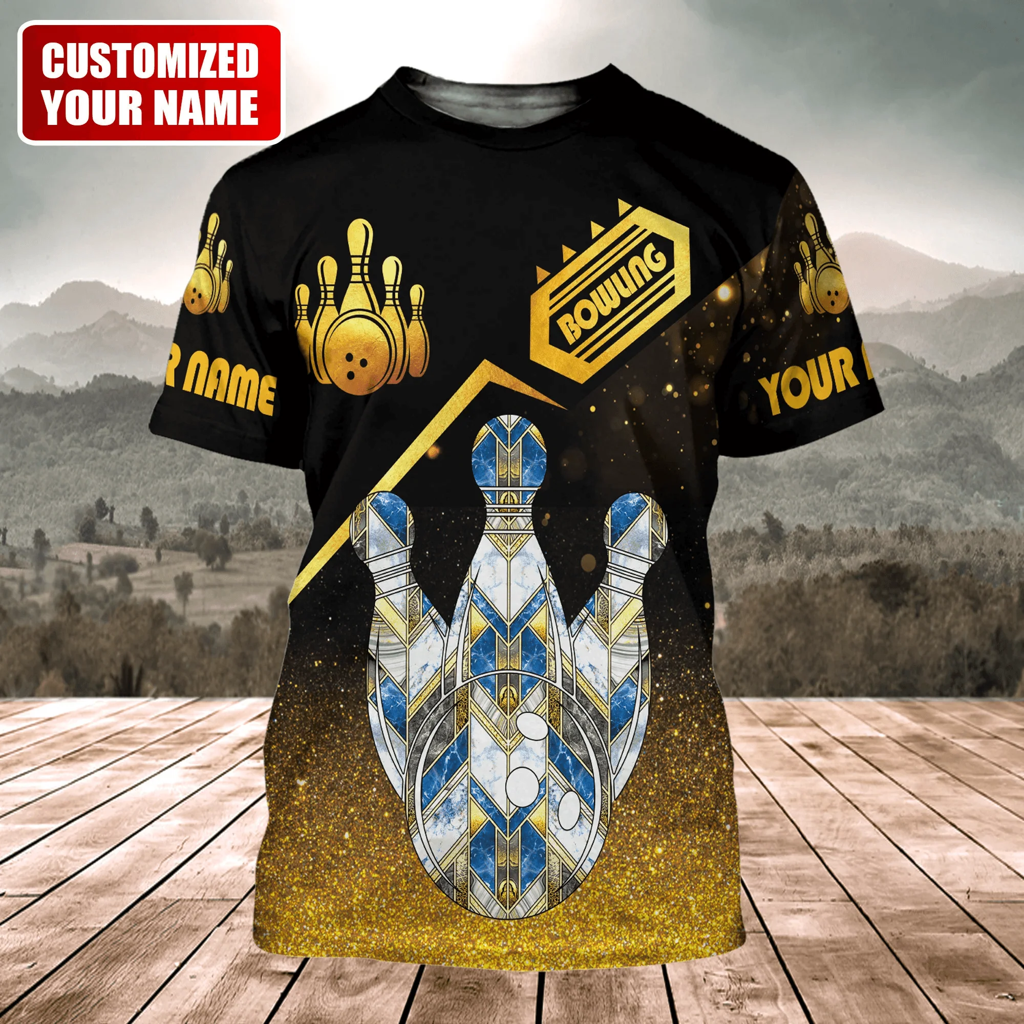 Customized Name Bowling Shirt, Personalized Bowling T Shirt For Men And Women - Perfect Gift For Bowling Lovers, Bowlers.