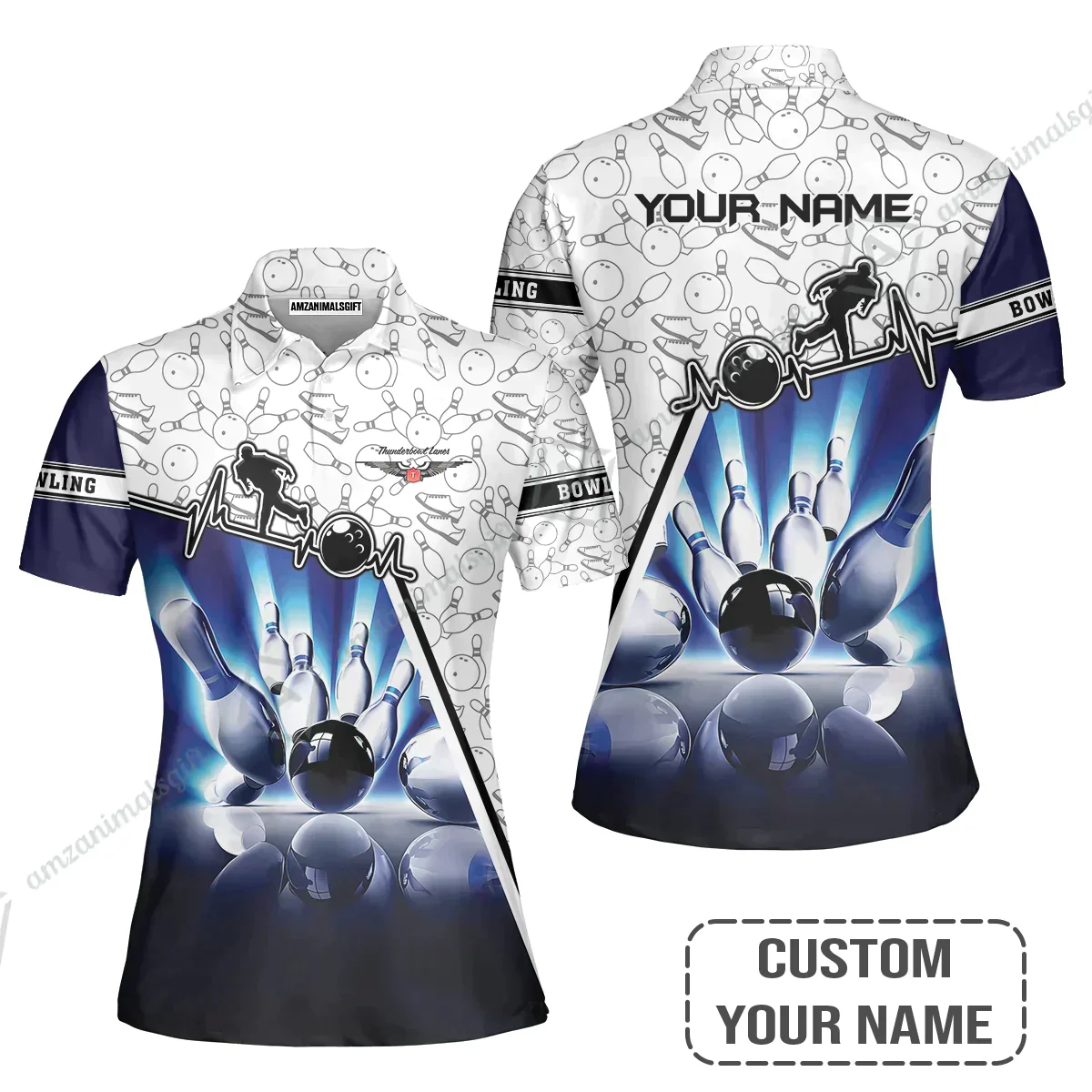 Customized Name Bowling Sweatshirts, Thunderbowl Lanes Unique Bowling Shirt For Men Women, Perfect Gift For Bowling Lovers, Bowlers - Image 8