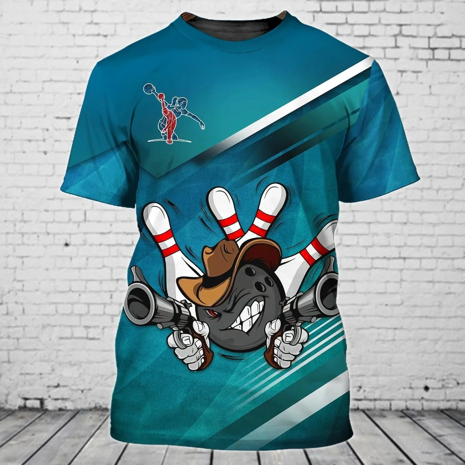 Customized Name Bowling T Shirt, Personalized Bowling Friend T Shirt, Bowling Team Uniform Shirts - Perfect Gift For Men, Bowling Players, Bowlers - Image 2