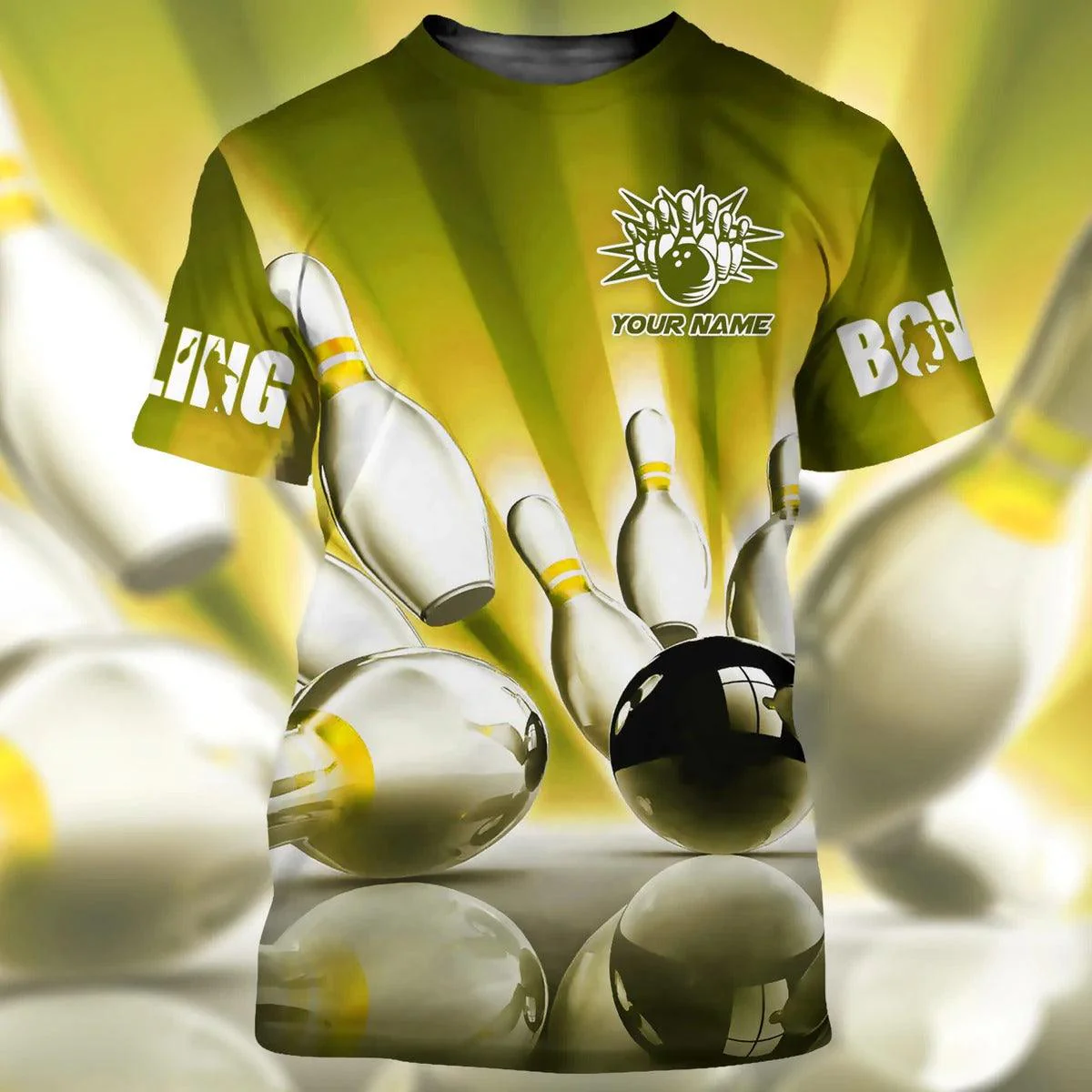 Customized Name Bowling T Shirt, Personalized Bowling Shirt For Men And Women - Gift For Bowling Player, Bowling Lovers - Image 2
