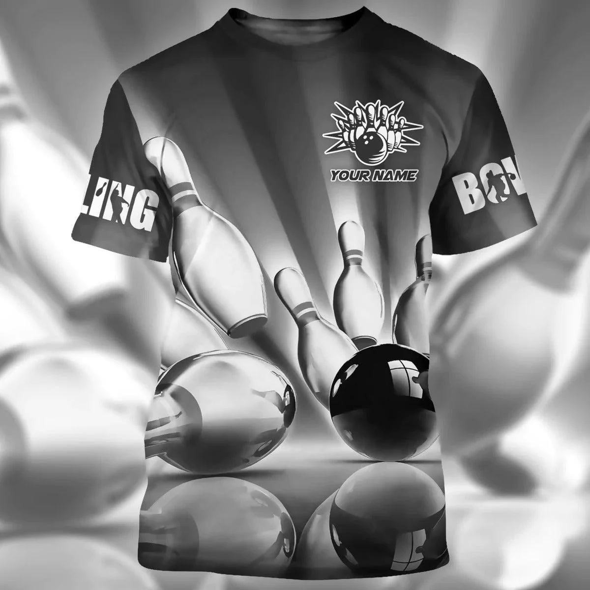 Customized Name Bowling T Shirt, Personalized Bowling Shirt For Men And Women - Gift For Bowling Player, Bowling Lovers - Image 3