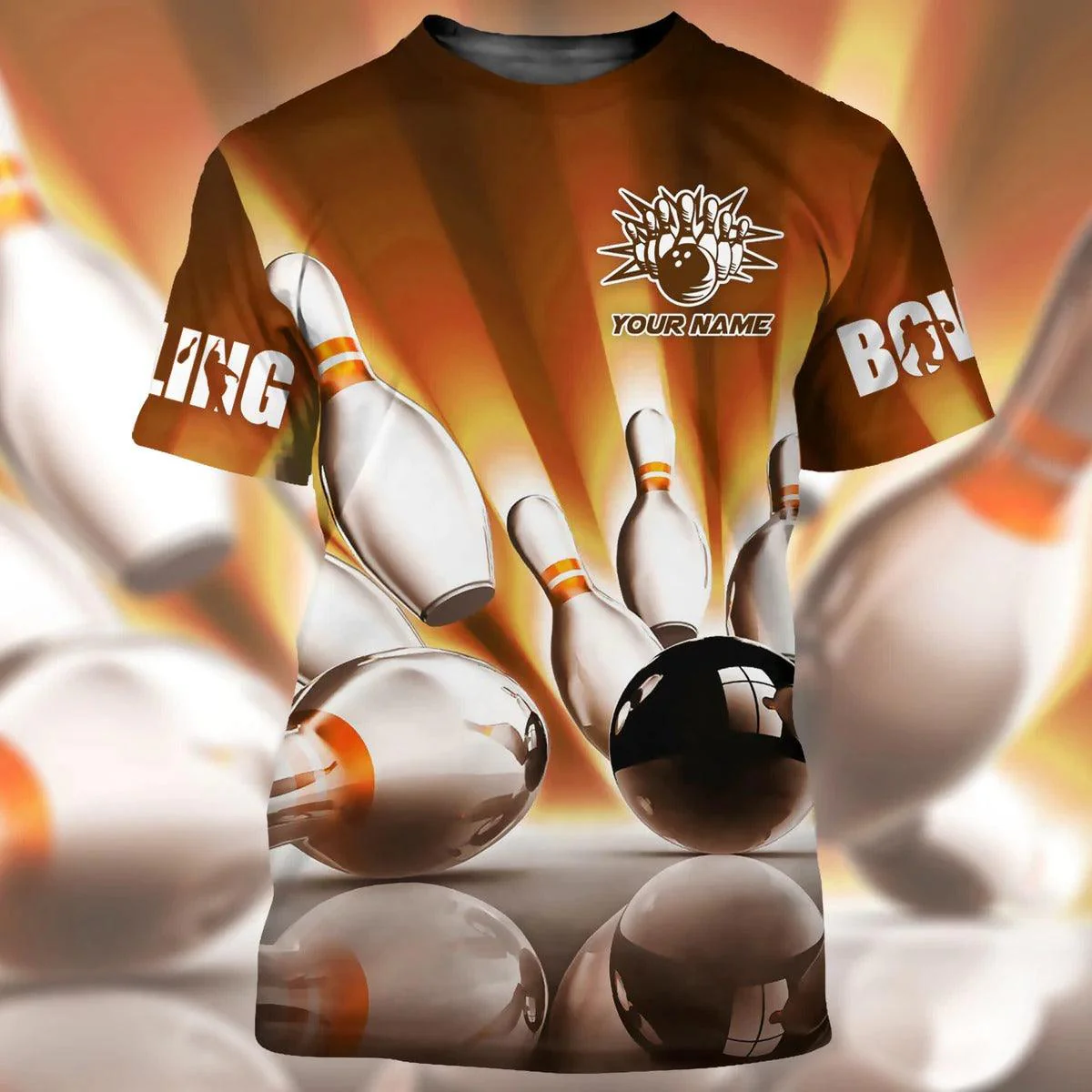 Customized Name Bowling T Shirt, Personalized Bowling Shirt For Men And Women - Gift For Bowling Player, Bowling Lovers - Image 4