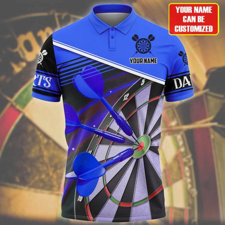 Customized Name Darts Polo Shirt, Best Darts Player Gift, Personalized Name Polo Shirt For Men - Perfect Gift For Darts Lovers, Darts Players - Image 3