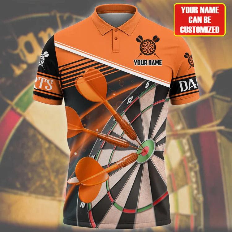Customized Name Darts Polo Shirt, Best Darts Player Gift, Personalized Name Polo Shirt For Men - Perfect Gift For Darts Lovers, Darts Players - Image 4