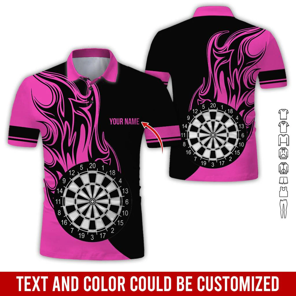 Customized Name Darts Polo Shirt, Personalized Name Darts Team Uniforms Polo Shirt For Men - Perfect Gift For Darts Lovers, Darts Players - Image 11