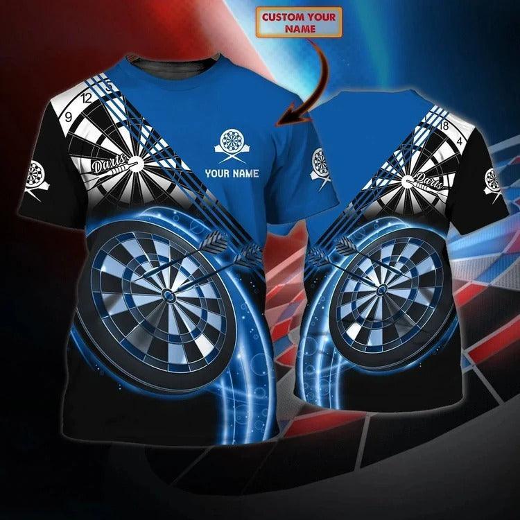 Customized Name Darts T Shirt, Personalized Name Darts T Shirt For Men - Perfect Gift For Darts Lovers, Darts Players