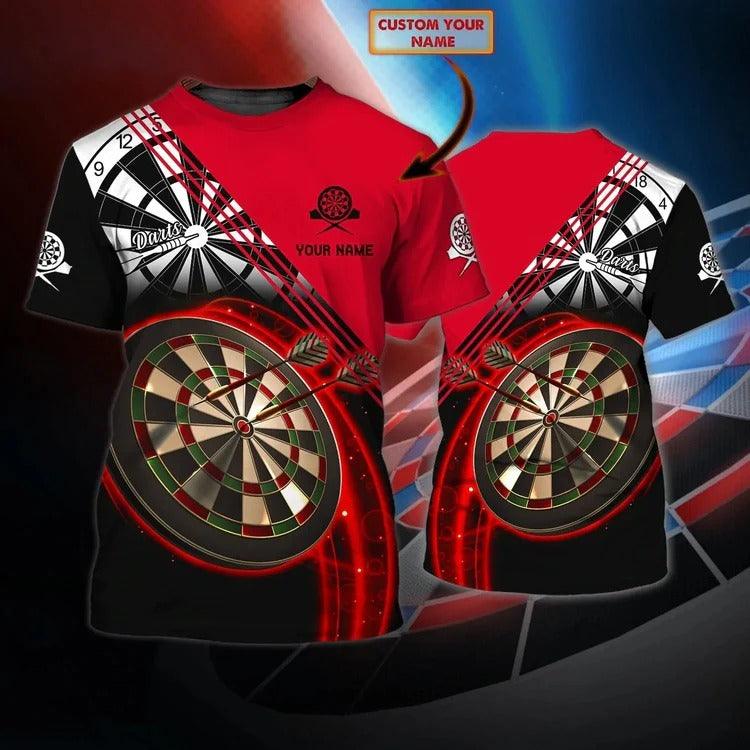 Customized Name Darts T Shirt, Personalized Name Darts T Shirt For Men - Perfect Gift For Darts Lovers, Darts Players - Image 5