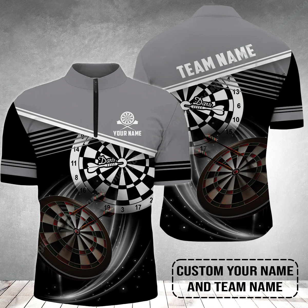 Customized Name & Team Name Darts Jersey, Personalized Name Color Darts Jersey - Perfect Gift For Darts Lovers - Image 2