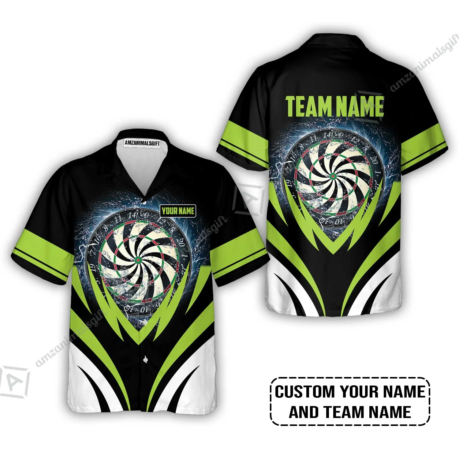 Customized Name & Team Name Darts Polo Shirt, Darts In Tornado Personalized Darts Polo Shirt - Image 6