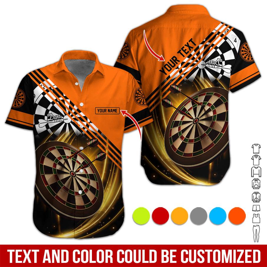 Customized Name & Text Darts Hawaiian Shirt, I Love Darts Personalized Darts Hawaiian Shirts - Gift For Darts Lovers, Darts Players Uniforms - Image 5