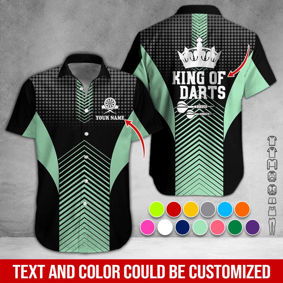 Customized Name & Text Darts Hawaiian Shirt, King Of Darts Personalized Darts Hawaiian Shirts - Gift For Darts Lovers, Darts Players Uniforms - Image 10