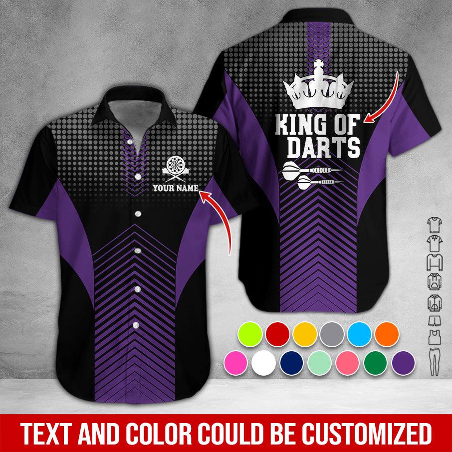 Customized Name & Text Darts Hawaiian Shirt, King Of Darts Personalized Darts Hawaiian Shirts - Gift For Darts Lovers, Darts Players Uniforms - Image 8