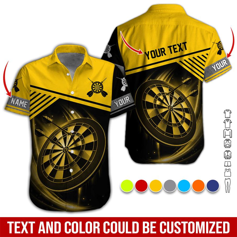 Customized Name & Text Darts Hawaiian Shirt, Personalized Dartboard Hawaiian Shirts - Gift For Darts Lovers, Darts Players Uniforms - Image 8