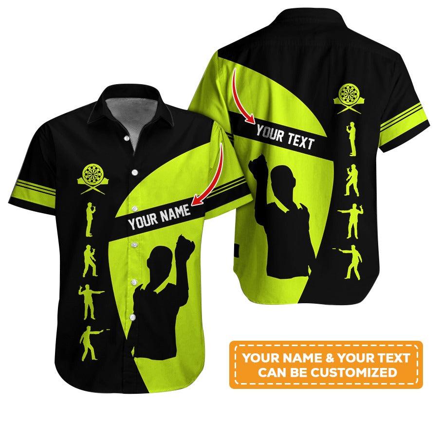 Customized Name & Text Darts Hawaiian Shirt, Personalized Darts Player Hawaiian Shirts For Team - Gift For Darts Lovers, Darts Players Uniforms - Image 4