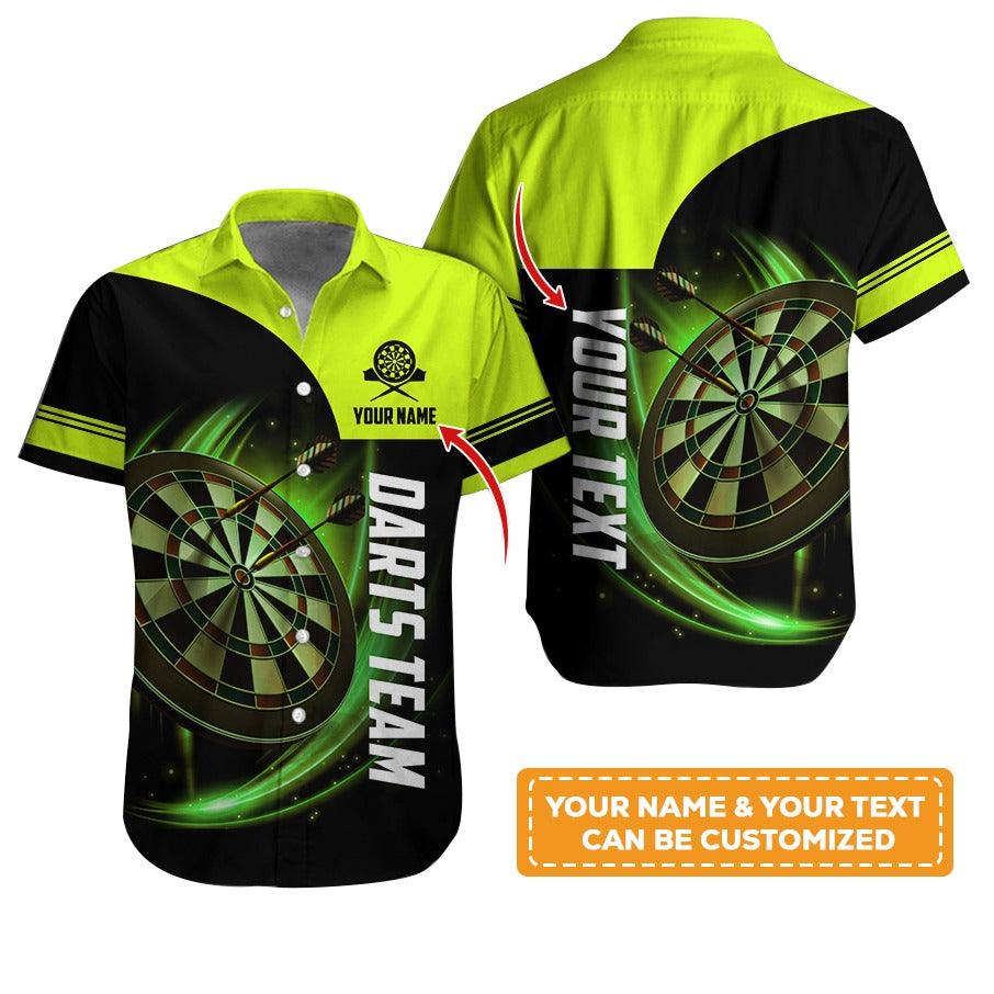 Customized Name & Text Darts Hawaiian Shirt, Personalized Darts Team Hawaiian Shirts For Summer - Gift For Darts Lovers, Darts Players Uniforms - Image 10