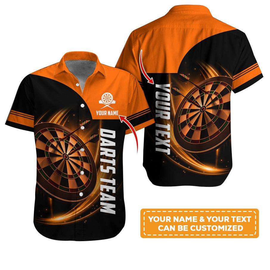 Customized Name & Text Darts Hawaiian Shirt, Personalized Darts Team Hawaiian Shirts For Summer - Gift For Darts Lovers, Darts Players Uniforms - Image 11