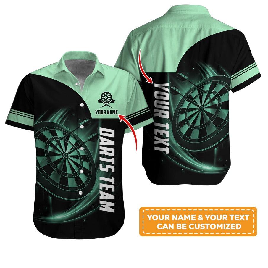 Customized Name & Text Darts Hawaiian Shirt, Personalized Darts Team Hawaiian Shirts For Summer - Gift For Darts Lovers, Darts Players Uniforms - Image 12