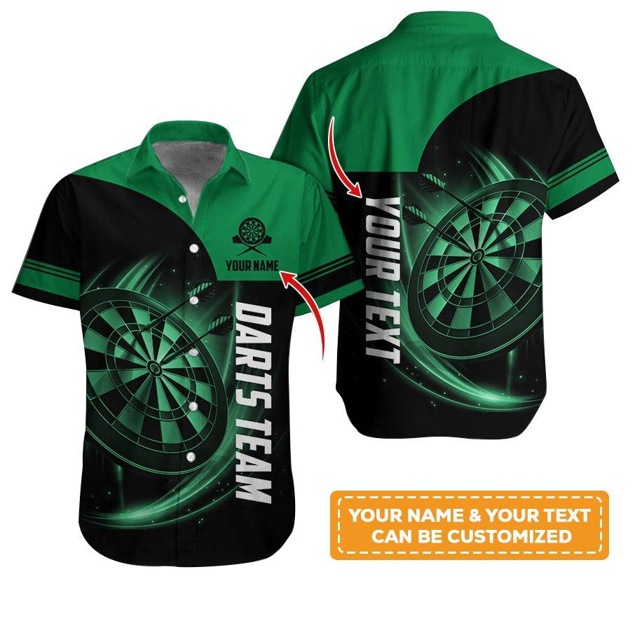 Customized Name & Text Darts Hawaiian Shirt, Personalized Darts Team Hawaiian Shirts For Summer - Gift For Darts Lovers, Darts Players Uniforms - Image 4
