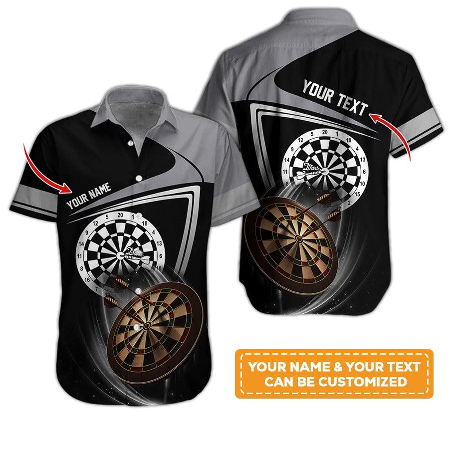 Customized Name & Text Darts Hawaiian Shirt, Personalized Darts Team Uniforms Hawaiian Shirts - Gift For Darts Lovers, Darts Players Uniforms - Image 8