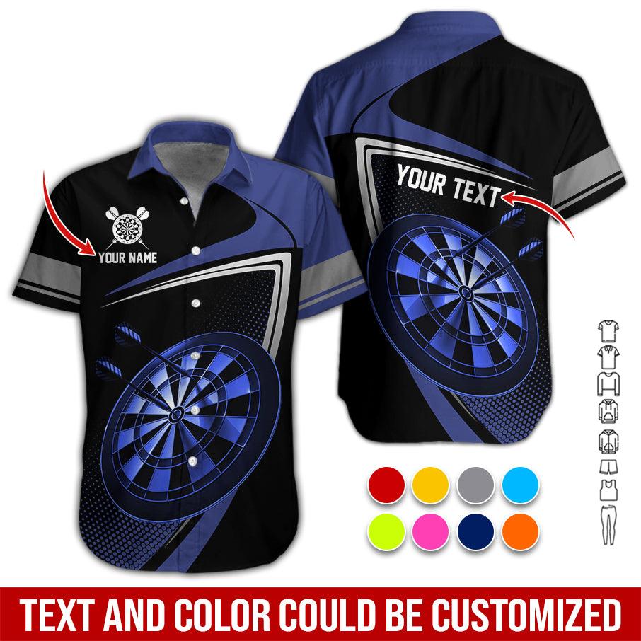 Customized Name & Text Darts Hawaiian Shirt, Personalized Love Darts Hawaiian Shirts - Gift For Darts Lovers, Darts Players Uniforms - Image 5