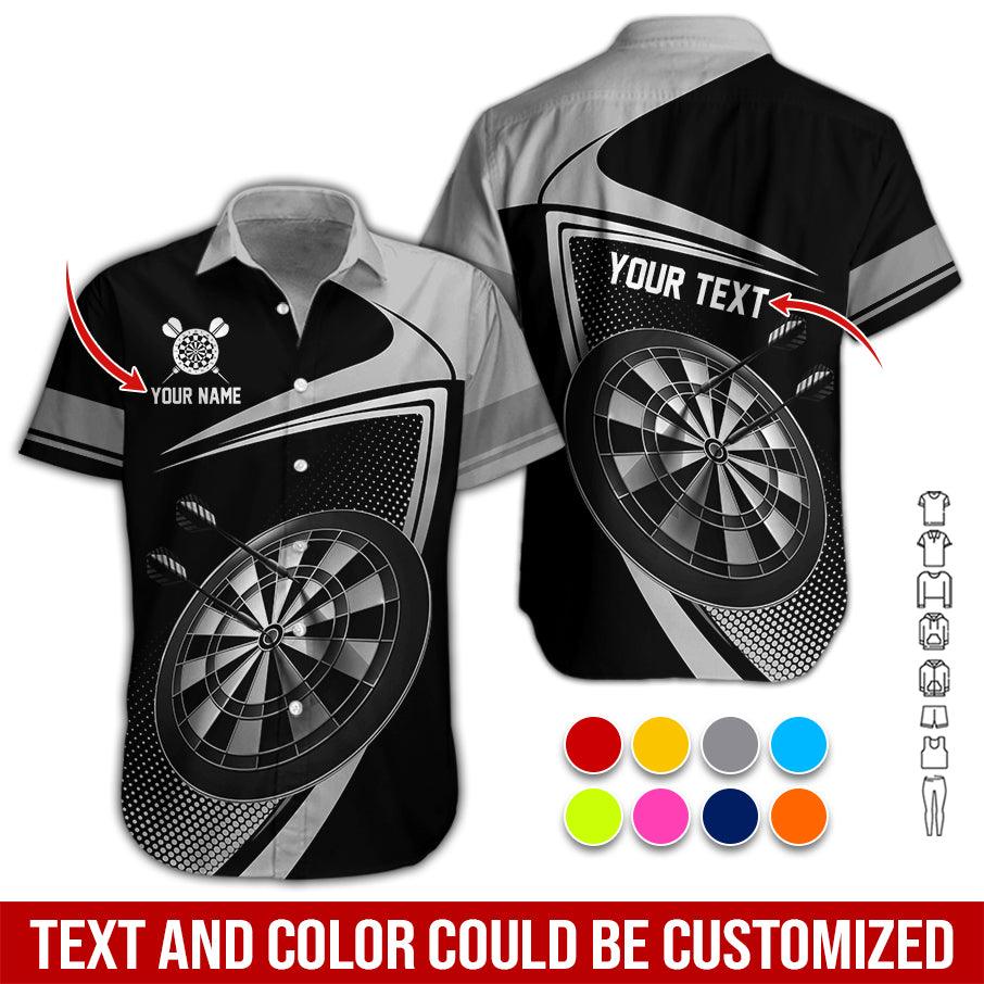 Customized Name & Text Darts Hawaiian Shirt, Personalized Love Darts Hawaiian Shirts - Gift For Darts Lovers, Darts Players Uniforms - Image 7