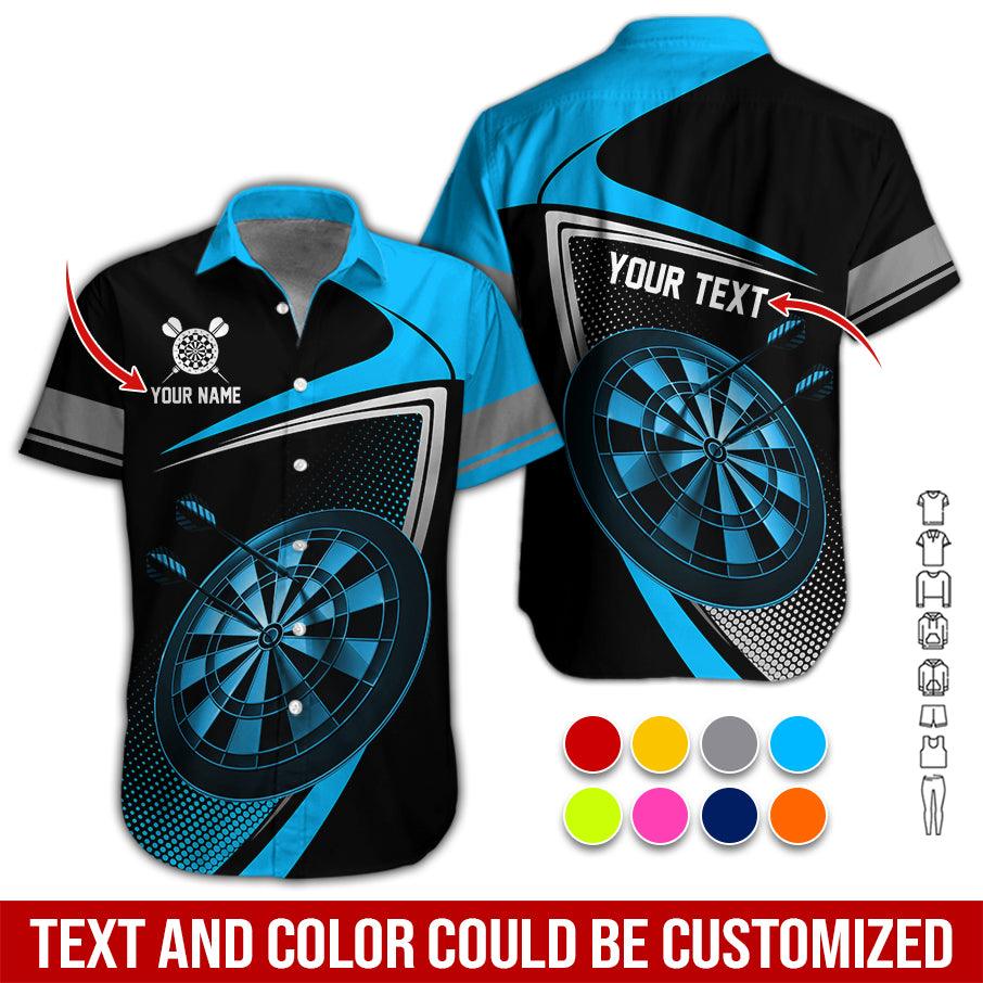 Customized Name & Text Darts Hawaiian Shirt, Personalized Love Darts Hawaiian Shirts - Gift For Darts Lovers, Darts Players Uniforms - Image 8