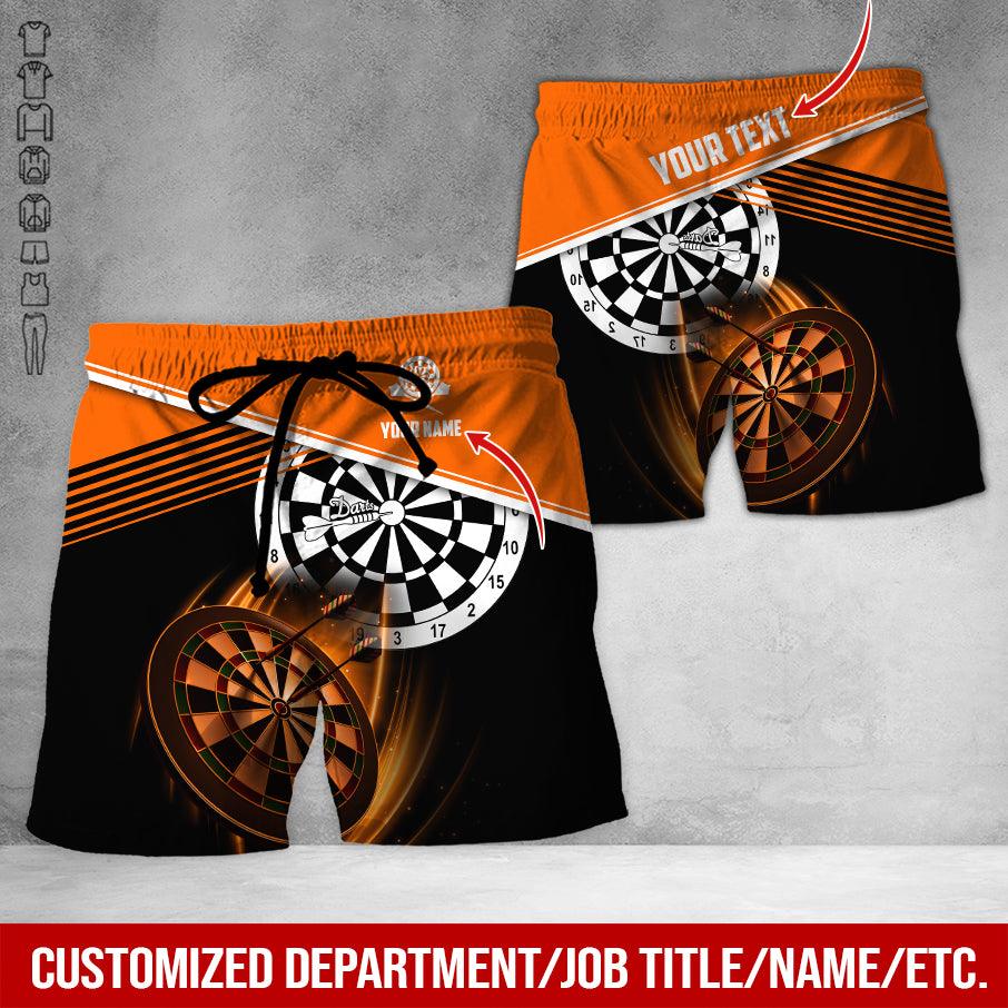 Customized Name & Text Darts Polo Shirts, American Logo Personalized Name Darts Polo Shirt - Gift For Darts Lovers, Darts Players - Image 6