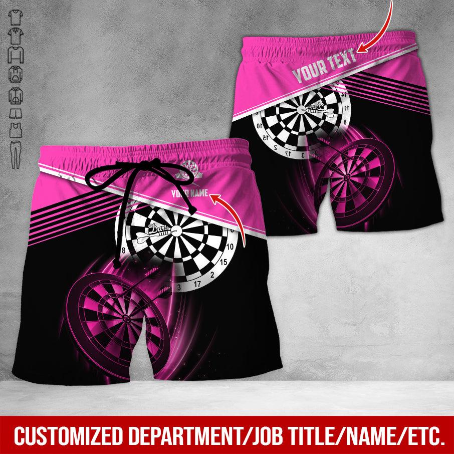 Customized Name & Text Darts Hawaiian Shirts, Personalized Name Darts Uniforms Aloha Shirt For Men & Women - Gift For Darts Lovers, Darts Team Players - Image 7