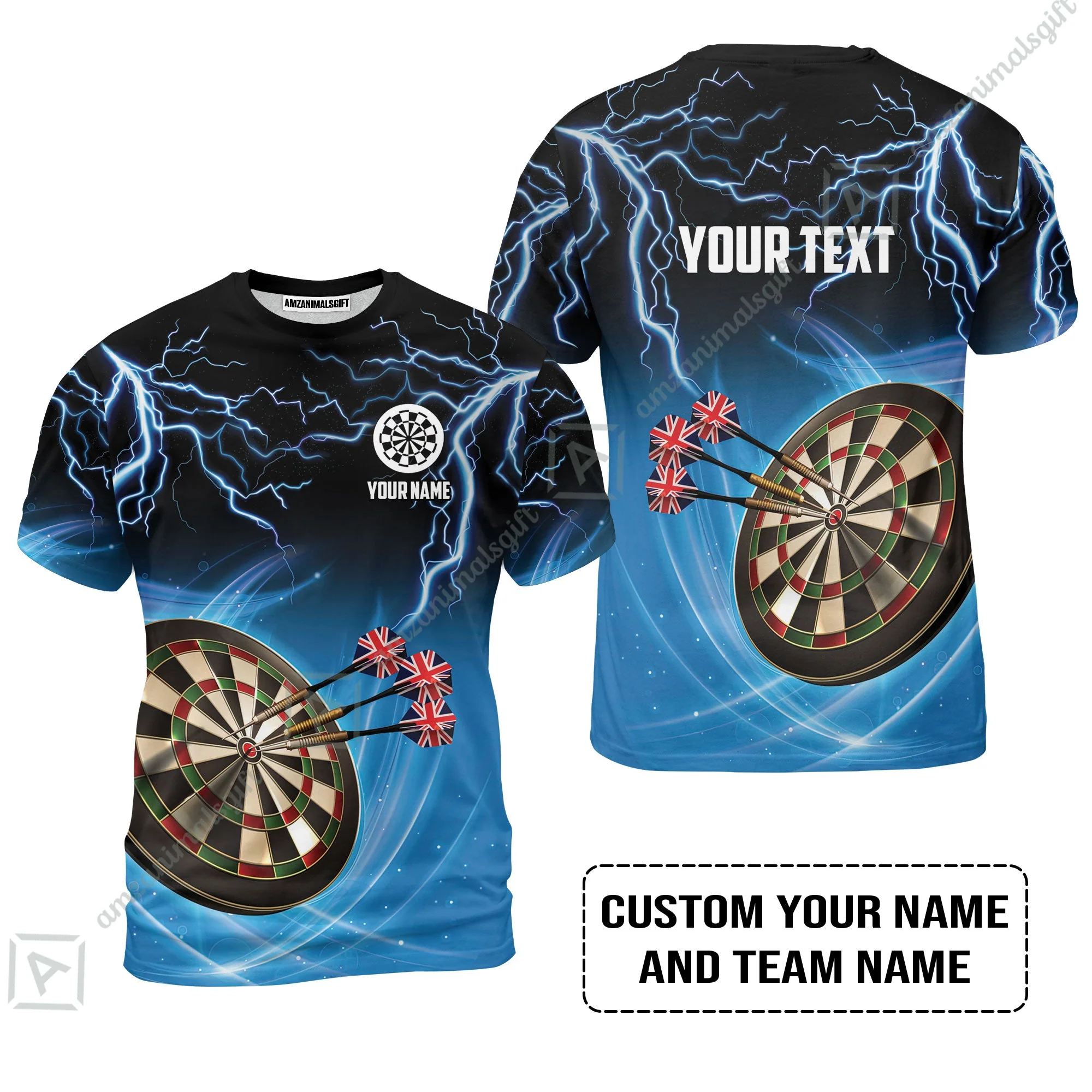 Customized Name & Text Darts Long Polo Shirt, Kingdom of England Darts Personalized Darts Long Polo Shirt - Image 8