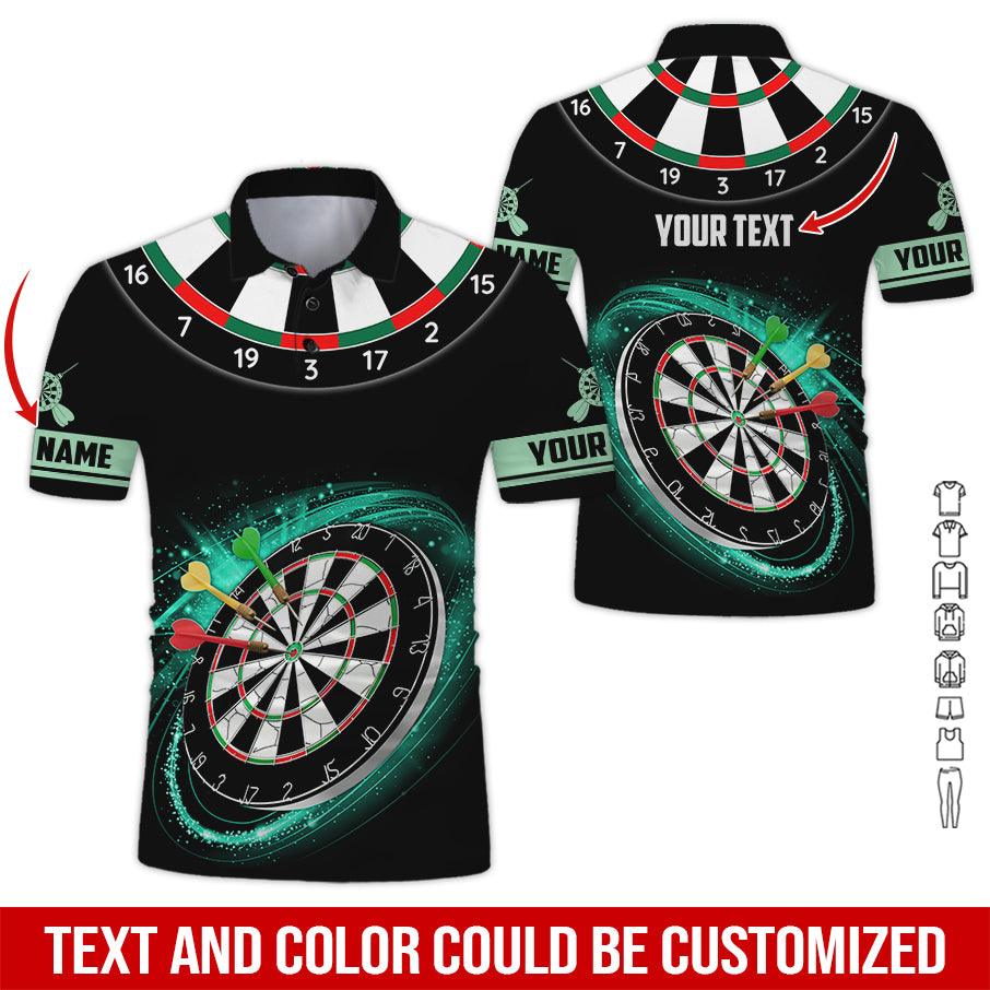Customized Name & Text Darts Polo Shirt, Darts Personalized Name Darts Polo Shirt For Men - Perfect Gift For Darts Lovers, Darts Players - Image 10