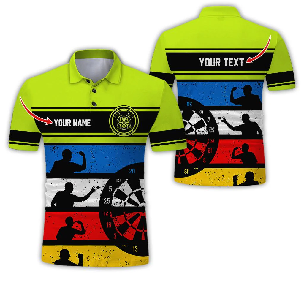 Customized Name & Text Darts Polo Shirt, I Play Darts Personalized Darts Uniforms Polo Shirt For Men - Perfect Gift For Darts Lovers, Darts Team Players - Image 7