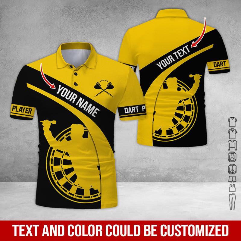 Customized Name & Text Darts Polo Shirt, Personalized Darts Player Polo Shirt For Men - Perfect Gift For Darts Lovers, Darts Team - Image 12