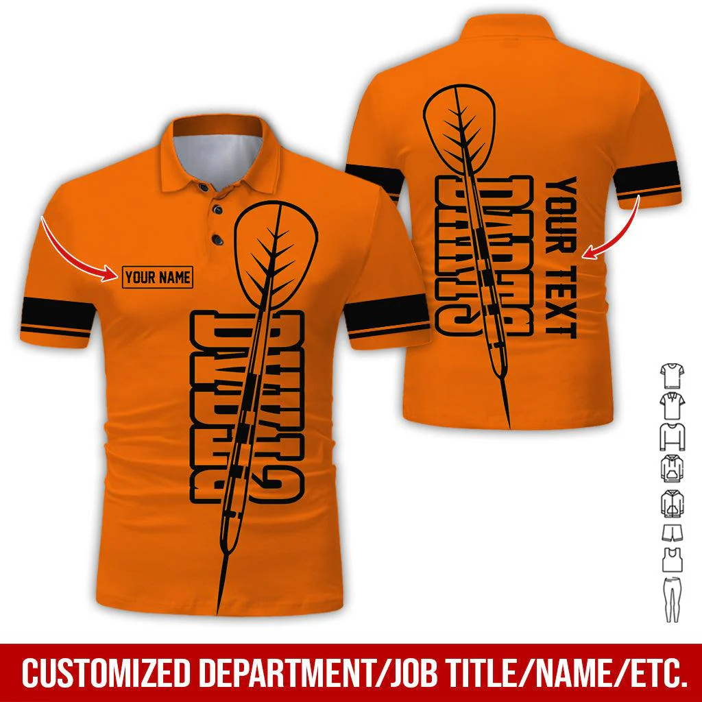 Customized Name & Text Darts Polo Shirt, Personalized Darts Team Polo Shirt For Men - Perfect Gift For Darts Lovers, Darts Team Players - Image 2