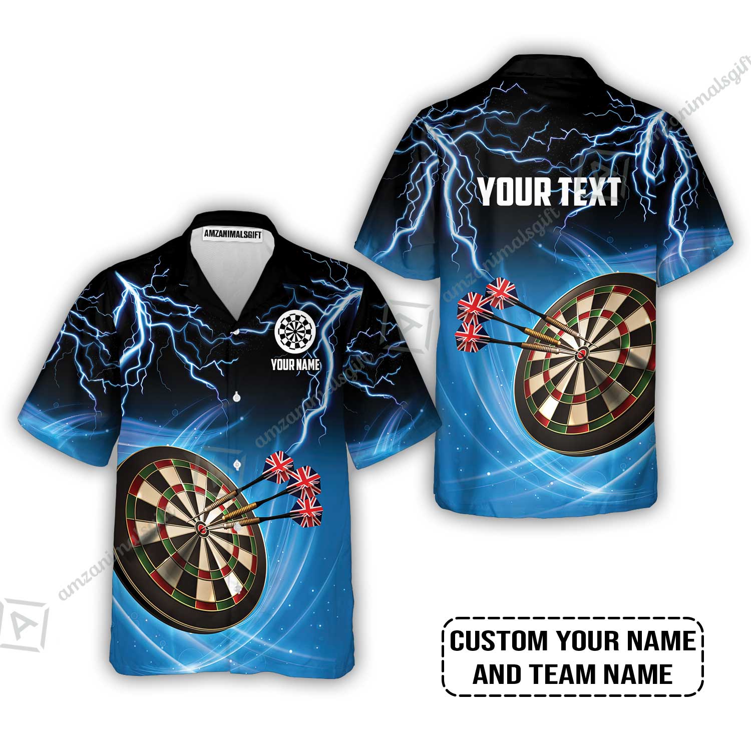 Customized Name & Text Darts Sweatshirt, Kingdom of England Darts Personalized Darts Sweatshirt - Image 7