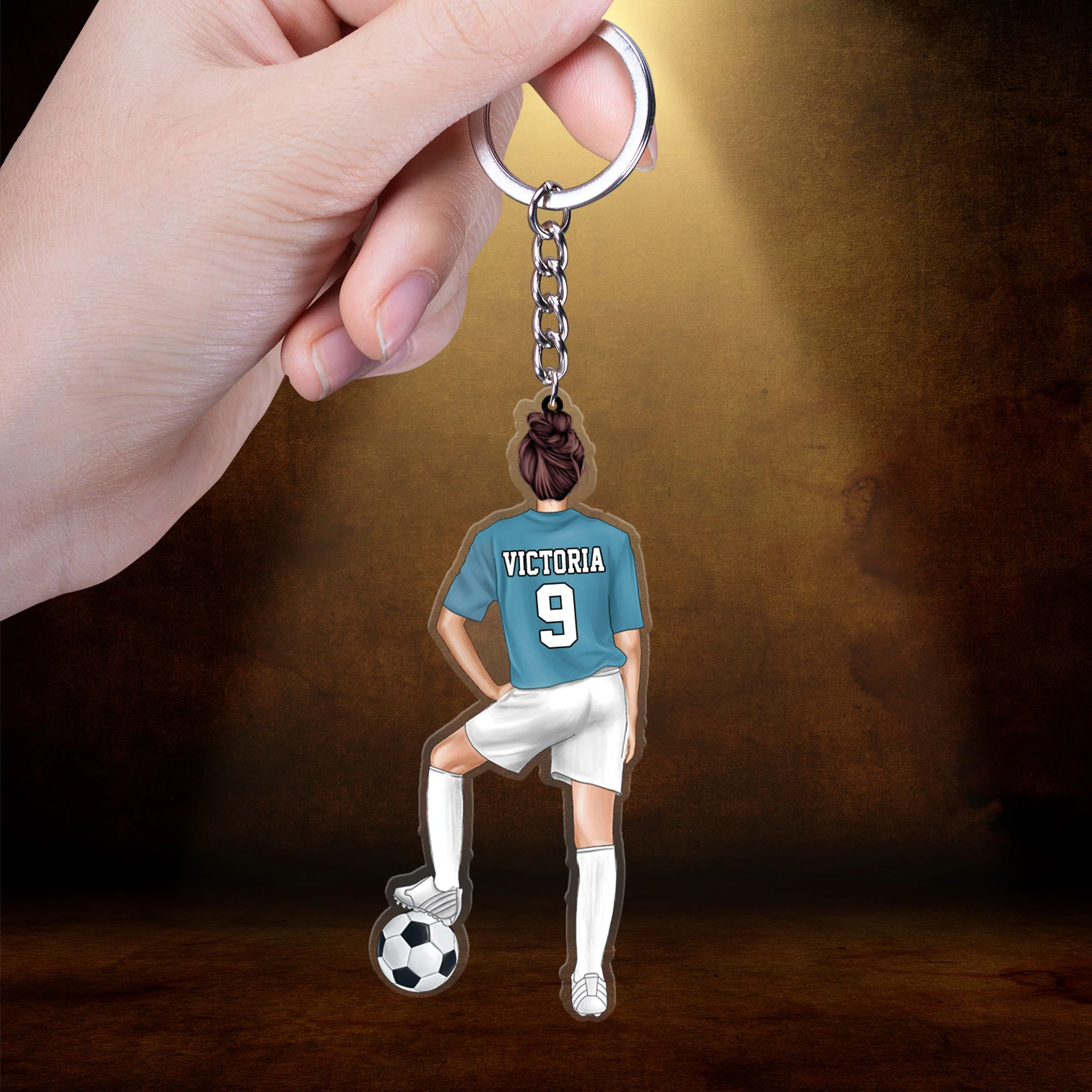 Customized Soccer Female Players Christmas Ornament, Soccer Team Gift For Daughter, Football Players, Football Lovers - Image 6