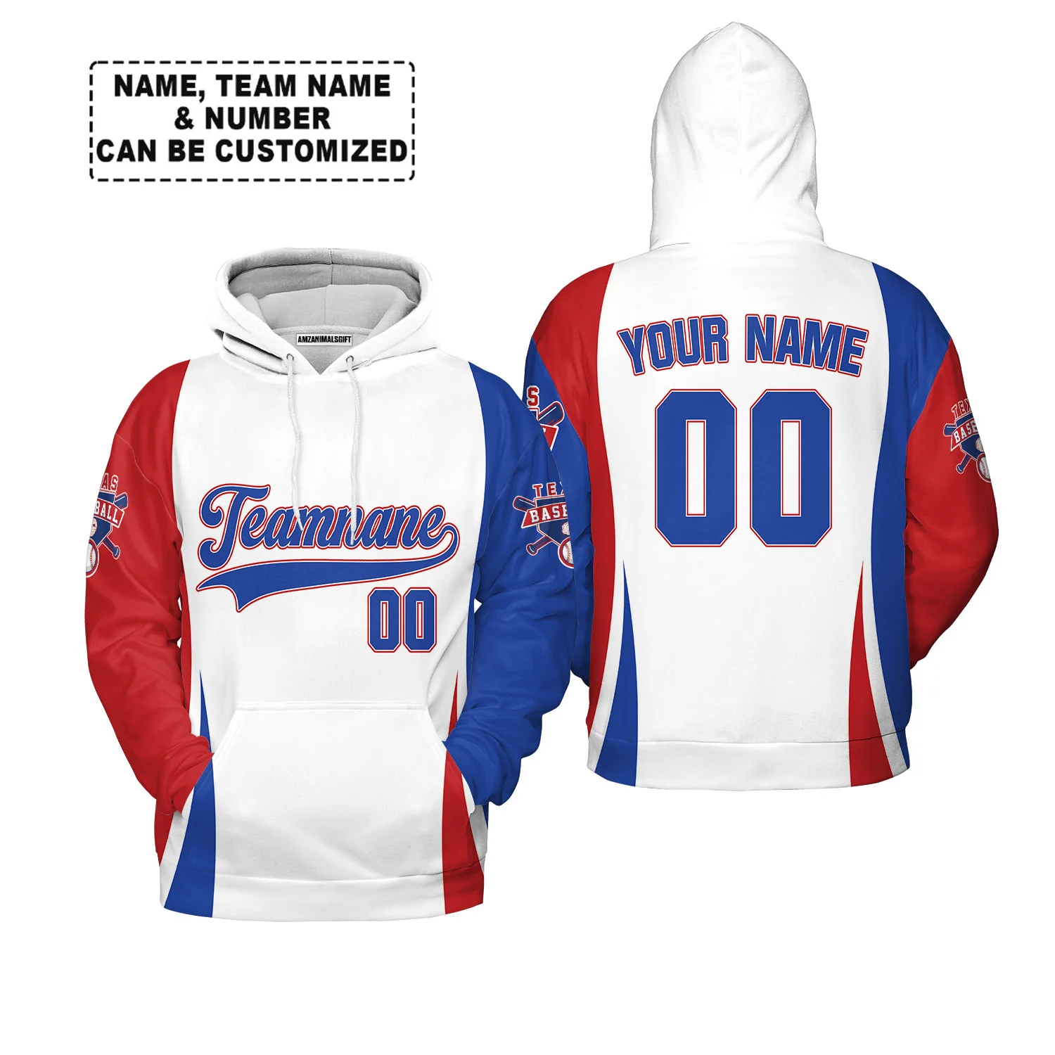 Customized Texas Baseball 2023 World Champs Men Polo Shirts, Customized Baseball Team Name White Red Polo Shirts - Image 4